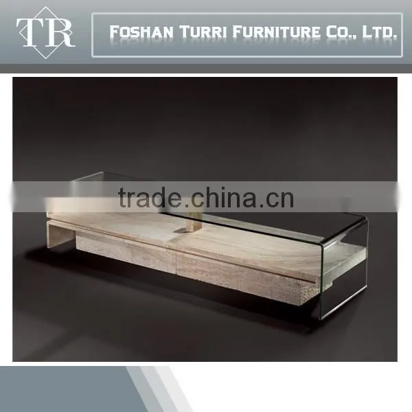 Rectangle White Travertine Coffee Table photo-4