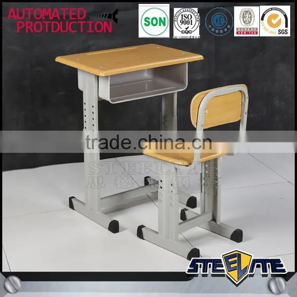 School Furniture Used High School Classroom Single Set Desk and Chair photo-4