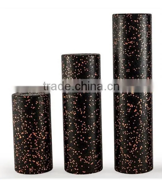 Black Color With Orange Dot Epp Yoga Roller Massager Roller for Body Fitness. photo-4