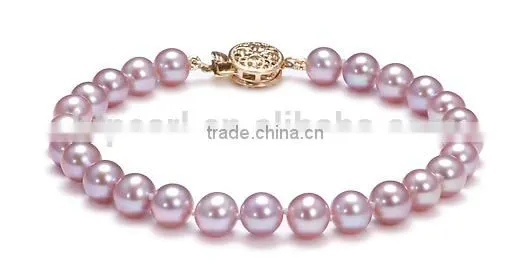 Lavender 6-6.5mm AAA Quality Freshwater Pearl Jewelry photo-3