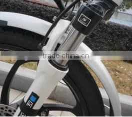 Popular Style Electric Bicycle Aluminum Alloy Frame Mini Folding Electric Bike With Integrated Wheel photo-3