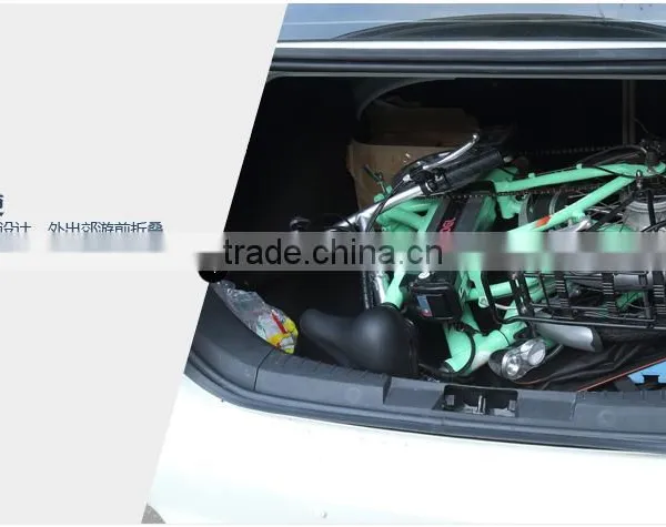 20 Inch Aluminum Frame Fast Lithium Battery Powered Electric Folding Bike photo-6