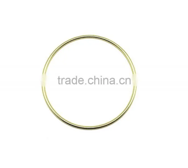 ID 6 Inch Steel Wire Ring, High Quality Bright Brasss Color O Ring for Bag Round Ring photo-2