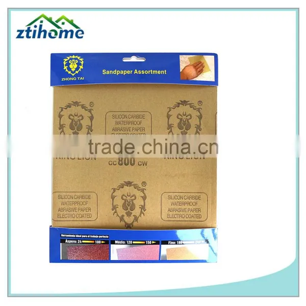 230mmx280mm 60~1200 Grit Silicon Carbide Black Abrasvie Sandpaper photo-3