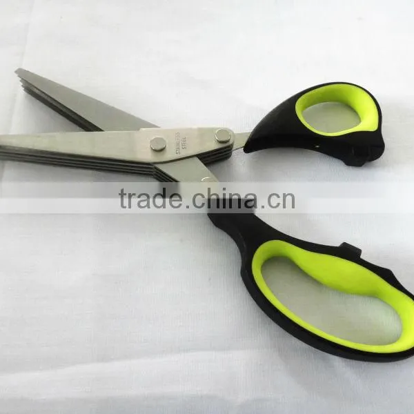 Practical Stainless Steel 5 Blade Herb Scissor