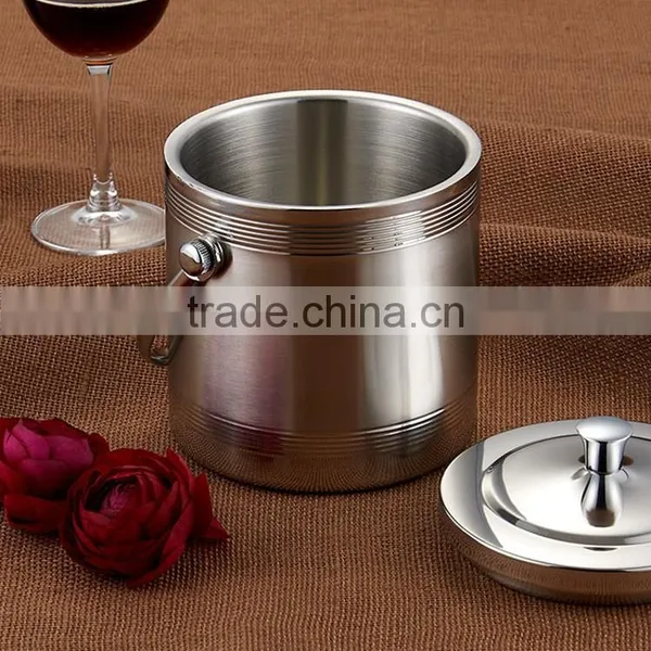 Cooling and Holding Accessory Galvanized Metal Steel Ice Bucket Ice Pail for Wine or Beer or Champagne Bottles photo-6