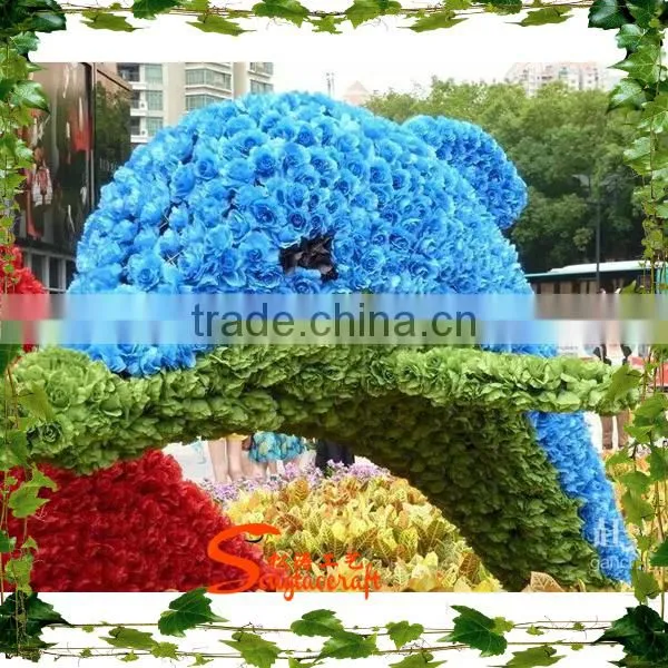 Artificial Grass Hand Topiary Park Decoration Special Shape Ornaments Artificial Topiary photo-2