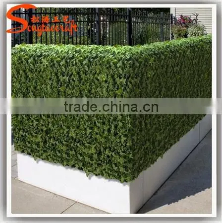 Wholesale Artificial Fence of Artificial Ivy Fence for Artificial Green Leaf Fence Decorative Wall Decoration photo-4