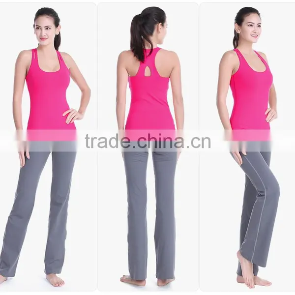 Wholesale Fashionable Workmanship 100% Cotton Yoga Pants