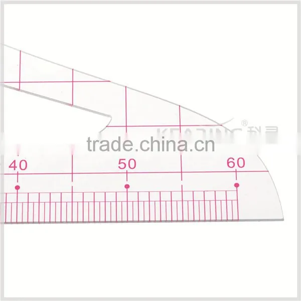 Kearing Flexible Plastic 1/4 Triangle Scale Rulers for Measure Built-in Calibration for Engineering Surveying#8514 photo-2