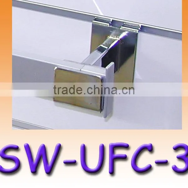 Chrome Plated Slatwall 3in. Brackets for Rectangular Tubing photo-2