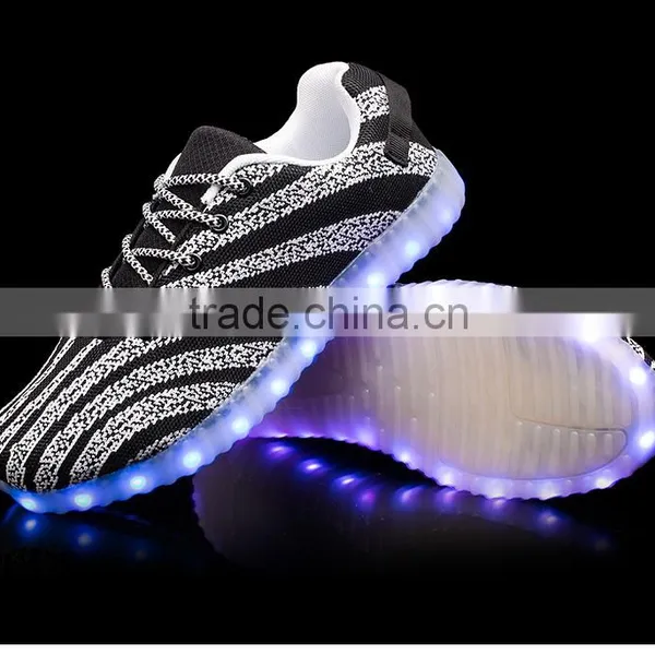 Black/white LED Shoes photo-4