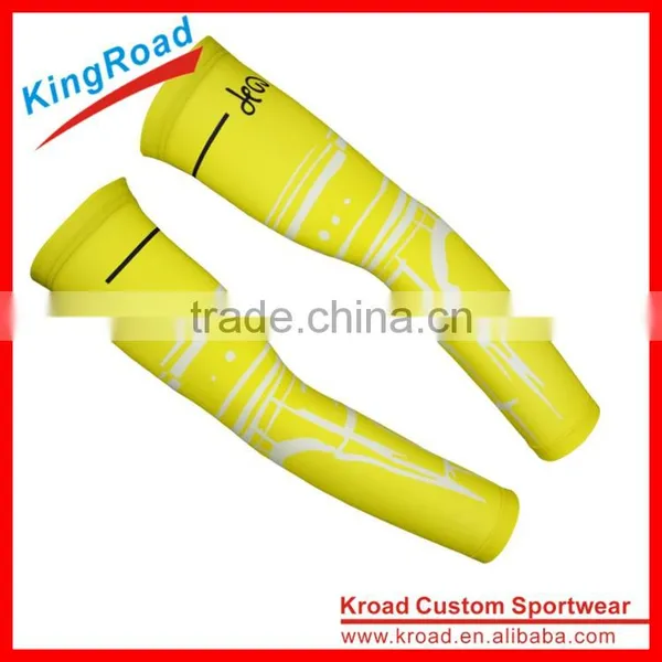 Custom Dye Sublimation Printing Cool Elastic Men and Women Riding Warmer UV Sun Arm Sleeves photo-4