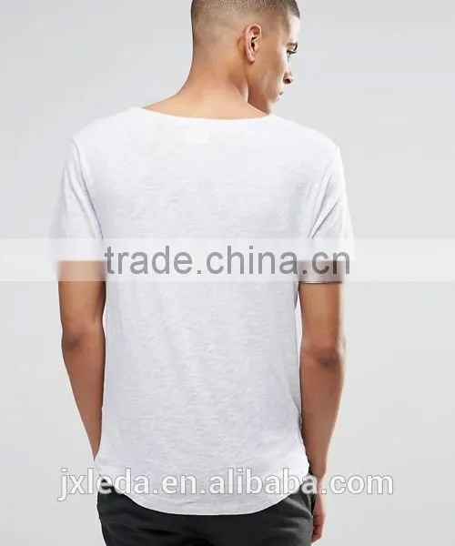 Men High Quality Chest Pocket O-neck Short Sleeves T-shirt Manufacturers photo-4