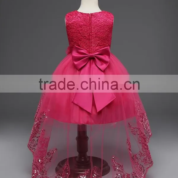 Customize Frock Design for Baby Girl 2017 Summer & Autumn Kids Baby Girl Dress Colorful Puffy Flower Dress Children Clothes photo-6