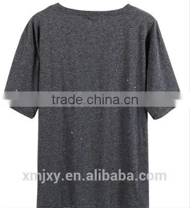 2016 Shining T-shirt O-neck Fashion Design for Girls photo-6