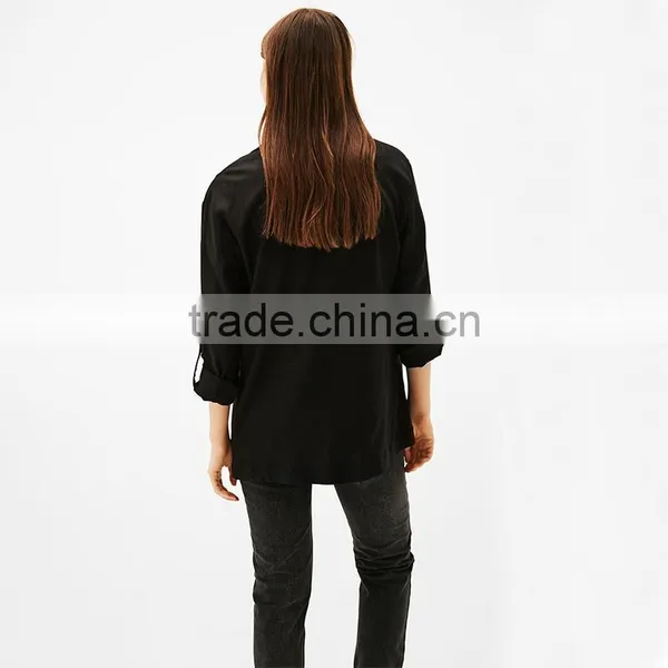 Career Ladies Medium Length Loose Fit Solid Linen Spring Blazers Womens photo-4