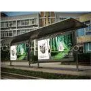 Outdoor Professional Innovative and Modern Trivision Bus Shelter Advertising Billboard