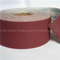 Aluminum Oxide Flexible Abrasive Cloth Rolls For Wood And Paint