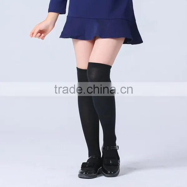 2017 School Girl Knee High White Socks, Custom Teen Girl White Socks photo-2