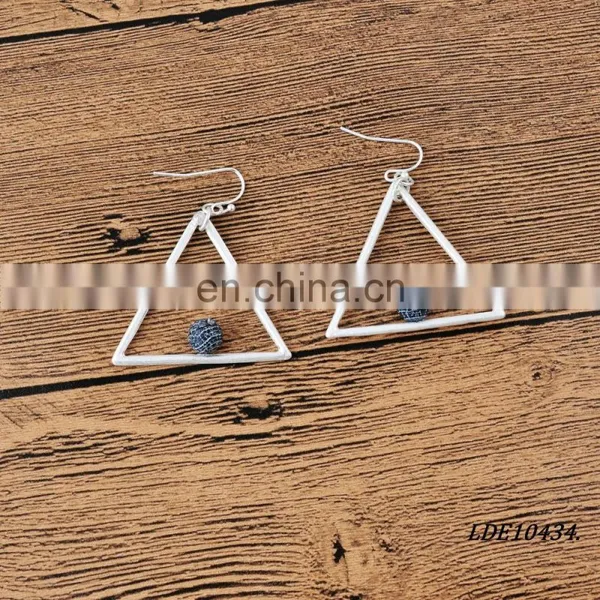 Women's Fashion Earring Triangle Silver Earring Minimalist Earings photo-2