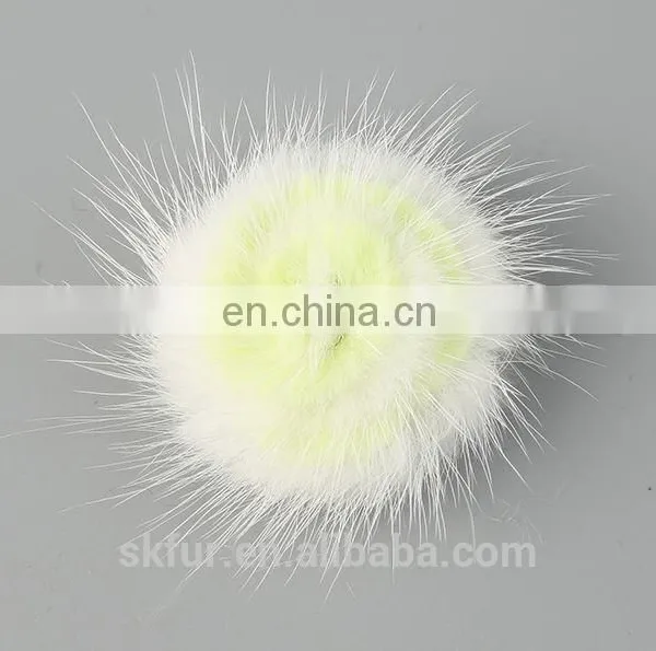 Fluffy and Cute Factory Price Mink or Fox Fur Flowers photo-6