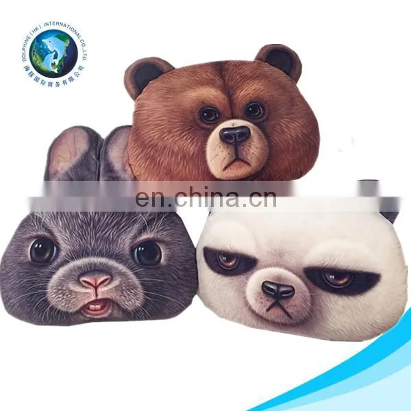 Fashion 3D Printing Decorative Throw Sofa Cushion Cheap Cute Soft Plush Animal Shaped Pillow photo-4