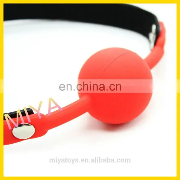 Fantasy Sex Toy Locking Solid Silicone Rubber Ball Gags, Sex Toys in Dubai Vagina photo-3