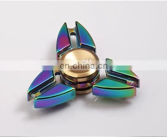 2017 target walmart amazon innovative Zinc metal alloy colorful fidget spinner toy for pressure relief adult toys