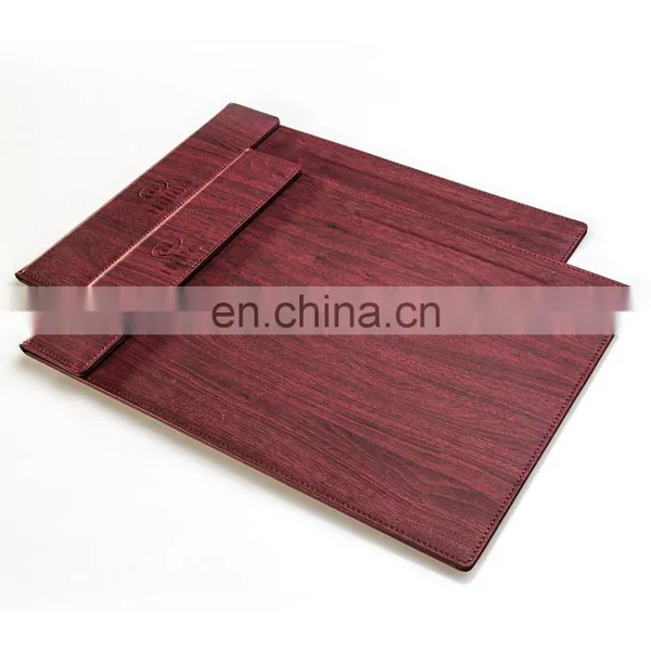 Hotel Resturant List Pad Custom Leather Classical Writing Pad photo-3