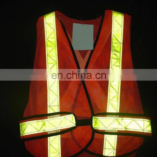 High Visibility Reflective Band Mesh Safety Warning Reflective Vest Reflective Warning Waistcoat photo-2