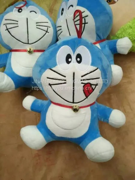 Blue White Comfortable Printed Promotional Fox Plush Toy photo-3
