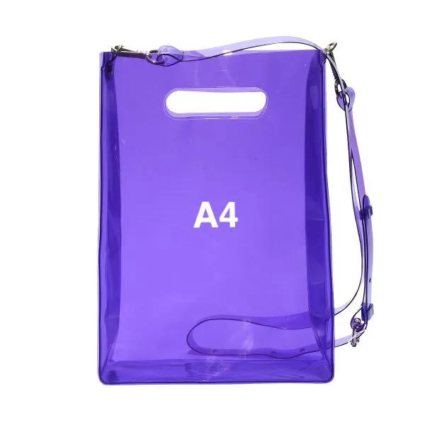 Custom PVC Bag Side Gusset Bag Screen Printing PVC Tote Bag photo-3