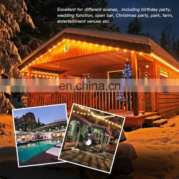 Silicone Luces Navidad Led Serial Lights Christmas Patio String photo-6