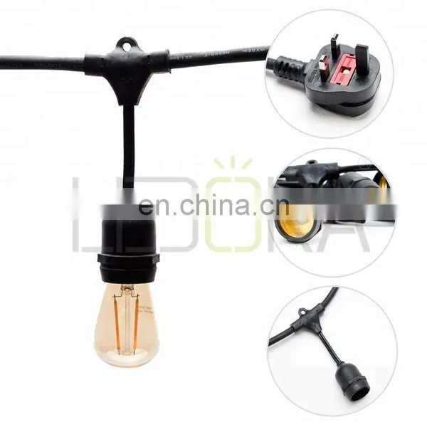 Waterproof Festoon Light Patriot Products Outdoor Powered Solar Led Garden Lighting photo-5