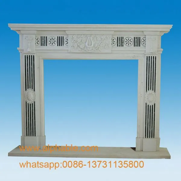 Carved Marble Fireplace Mantels photo-2