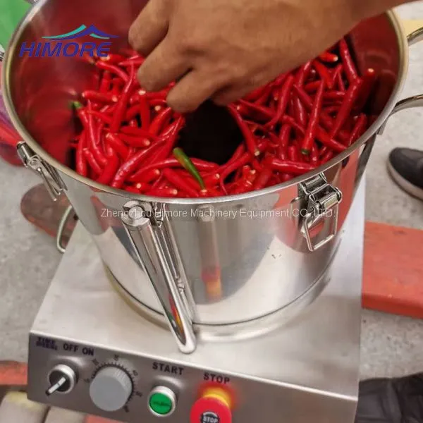 Commercial Chile Pepper Garlic Onion Tomato Pulping Machine Chili Paste Garlic Sauce Making Machine photo-5