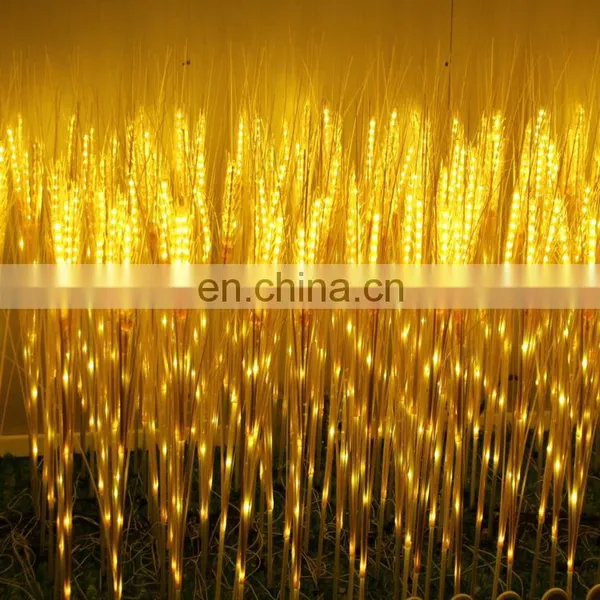 Hot Led Wheat Light Outdoor Decorative Garden Lights Simulation Luminescence Wheat Light ABS Hair Rod Copper Wire Wheat Light photo-4