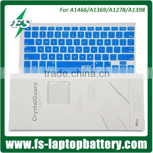 Shine Bule Keyboard Cover for Macbook Air 11 13/ Silicone Keyboard Cover Skin for Macbook Pro 13 photo-6