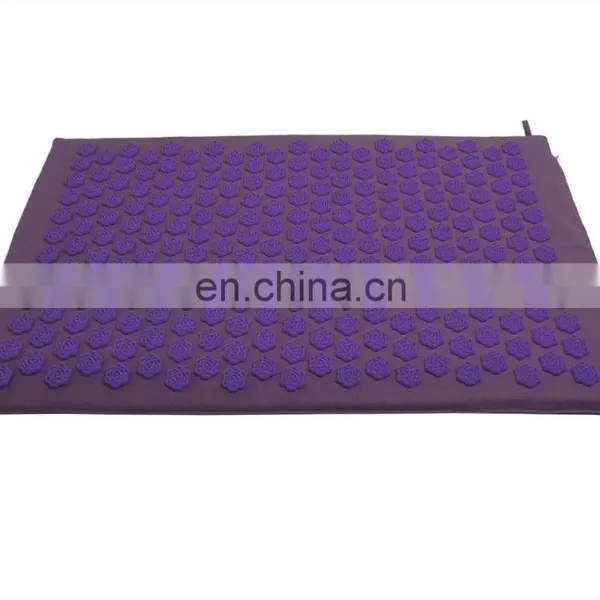 Flower Shape Spike Without Glue on Duck Canvas Acupressure Foot Mat photo-3