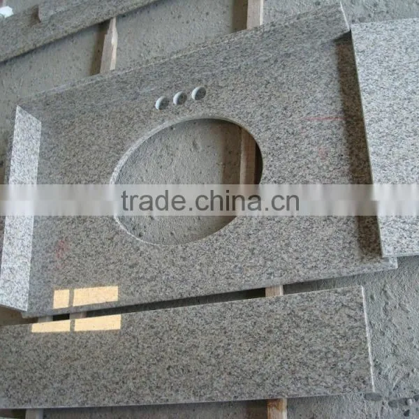 Cheap Chinese Grey Granite Vanity Tops for Hotel Project photo-5