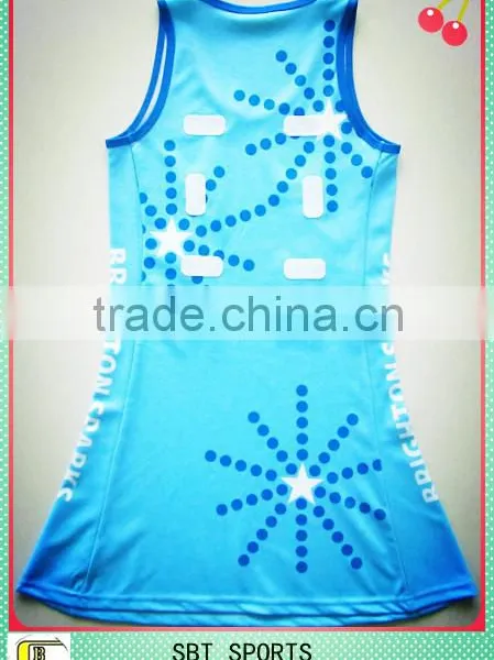 Design Your Own Style Cheap 100% Polyester Netball Dresses photo-2