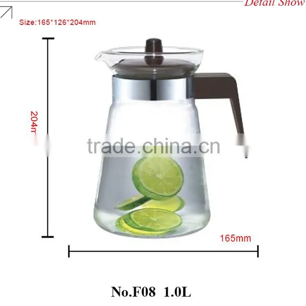 Made in China BPA Free Promotion Economic Water Pot Water Jug Heat Insulation Glass Water Pot photo-2