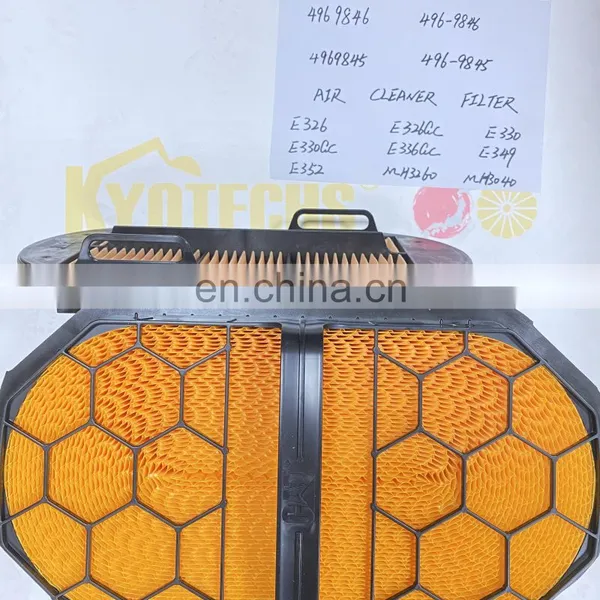 High Quality 4969846 4969845 496-9846 496-9845 AIR CLEANER FILTER E326 E330 E349 E352 E326GC E330GC MH3260 MH3040 photo-3