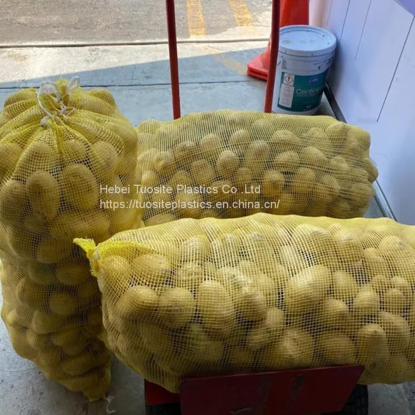 Customized Size PP Plastic Tubular Mesh Bag/Firewood Potatoes Onion Packing Sacks photo-5