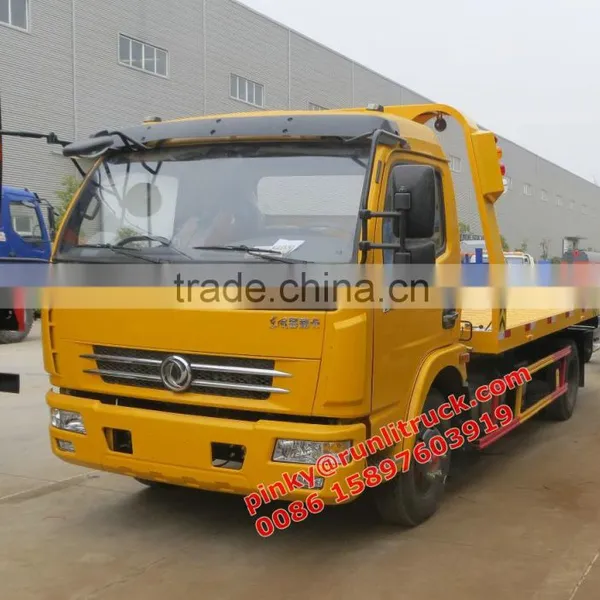 Cheaper Price DFAC Wrecker Tow Trucks 4Tons Towing Truck Crane Platform Hot Sales photo-3