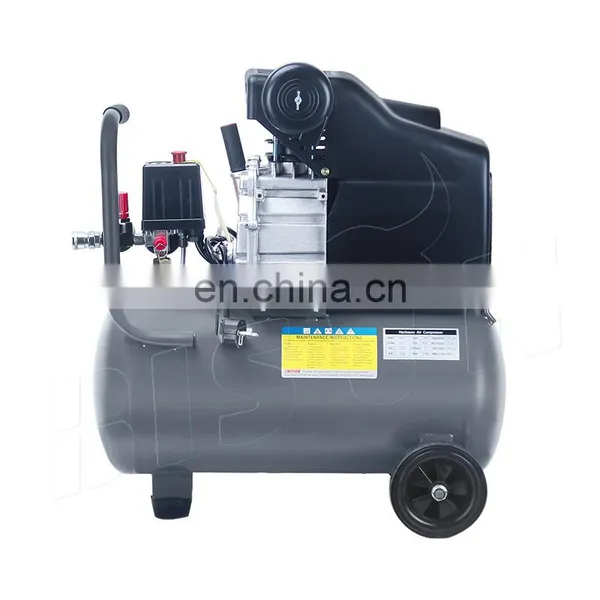 Bison China 24L Quality Direct Driven Air Compressor Reciprocating 230V 1.5Hp Direct Portable Air Compressor photo-5
