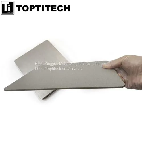 0.5mm Sintered Porous Titanium Sheet Porous Transport Layers for PEM Electrolyzers photo-2