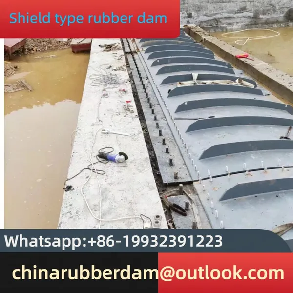 Water Filled Inflatable Rubber Dam Without Overlapping Joints, Water Blocking Dam, River Blocking Dam, Customizable Air Shield Dam, Shield Type Rubber Dam Installation photo-5