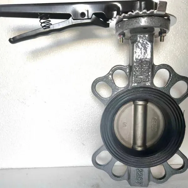 Tyco Butterfly Valve, Advantageously Supplied Rubber-lined Carbon Steel Manual Valve D71x3 - 16c, Pinless 304/2507 photo-5